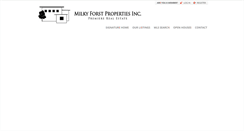 Desktop Screenshot of milkyforstproperties.com